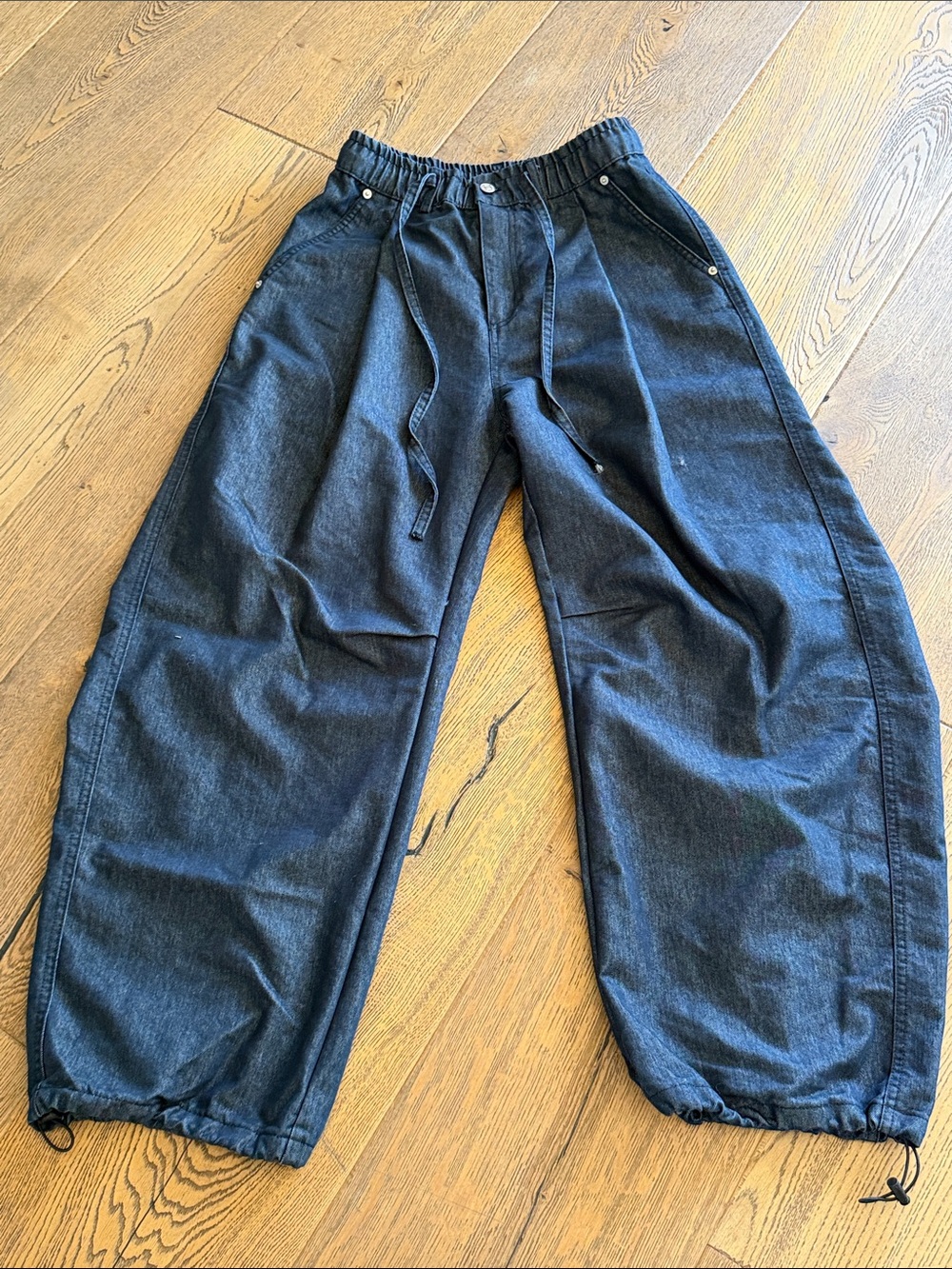 Lorion streetwear denim medium dark denim. Cinch ankle mens